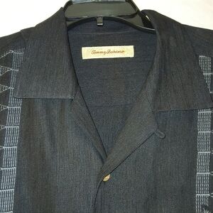 Tommy Bahama Men's "Camp Shirt" With Embroidered Detailing.